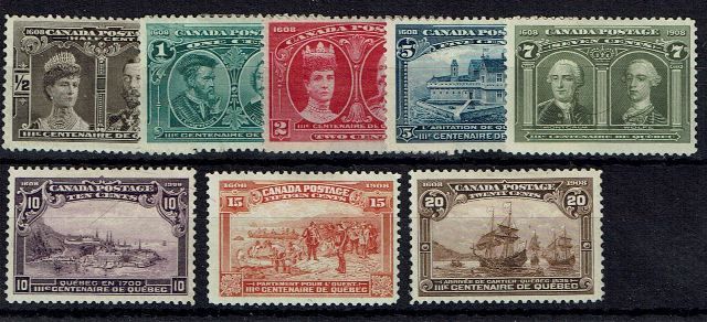 Image of Canada SG 188/95 MM British Commonwealth Stamp